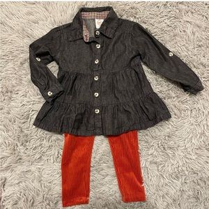 18 months top + leggings set